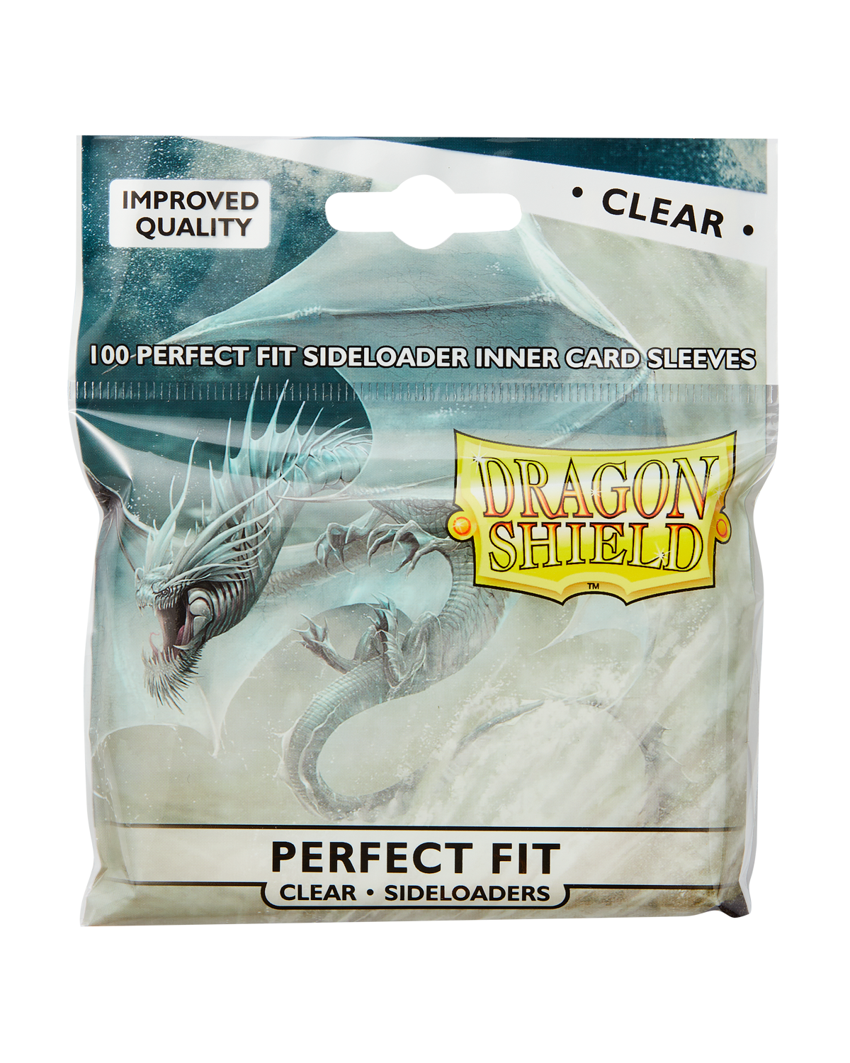  2 Packs Dragon Shield Inner Sleeve Sideloader Clear Standard  Size 100 ct Card Sleeves Individual Pack : Toys & Games