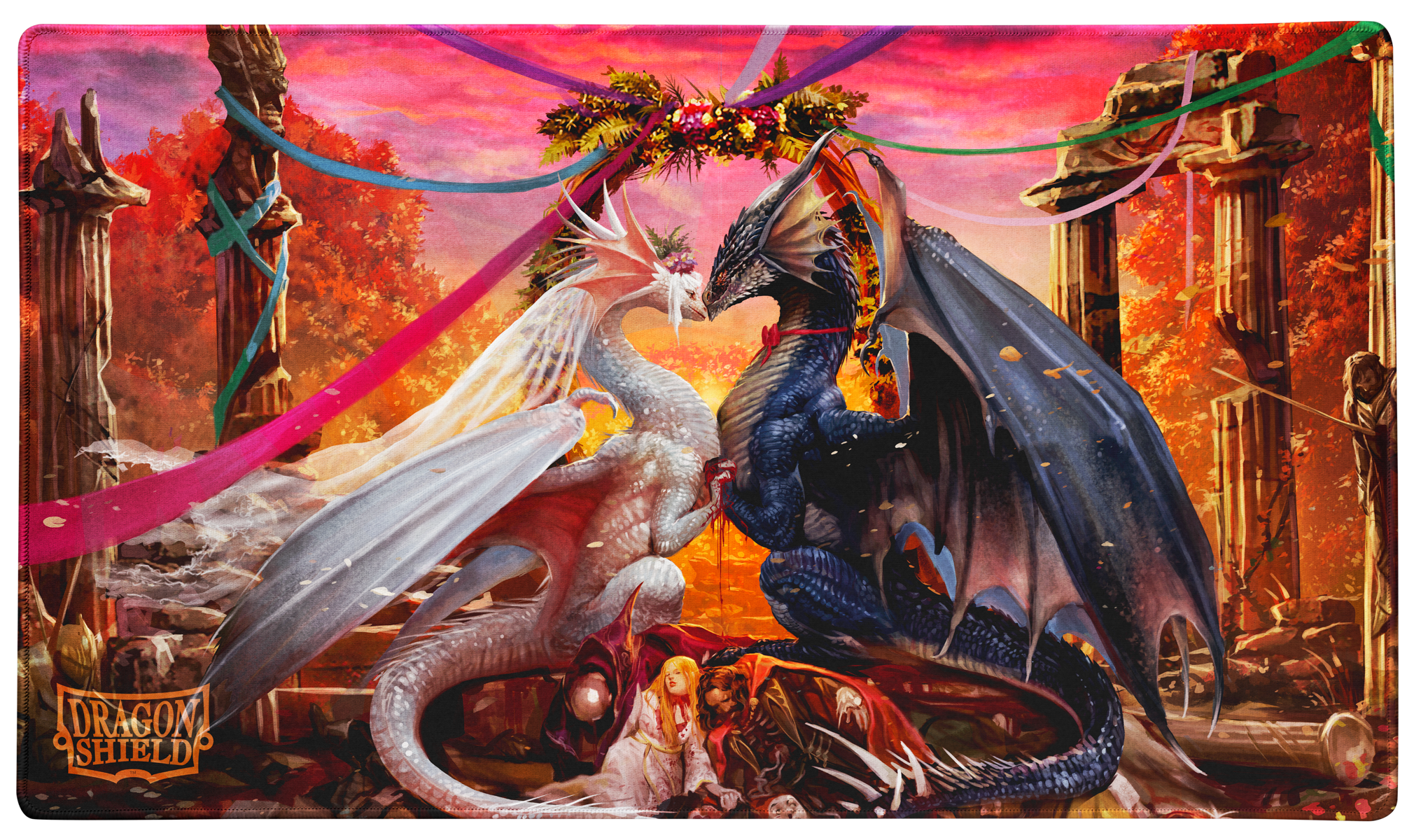 Dragon Shield: Valentine Dragon 2022 - Art, Brushed Card Sleeves