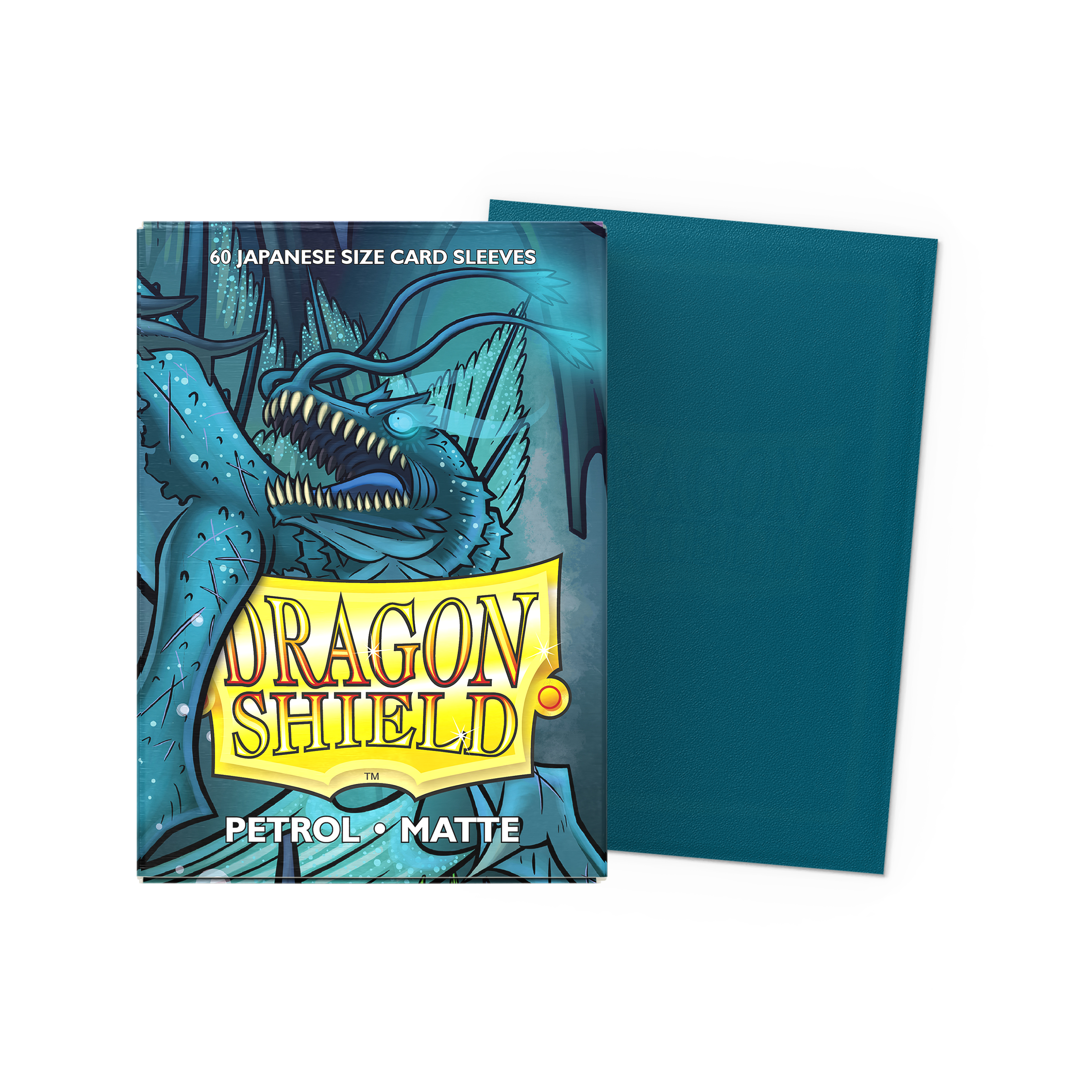 Dragon Shield Japanese (Yu-Gi-Oh Size) Card Sleeves Box - Matte Petrol [10  packs]