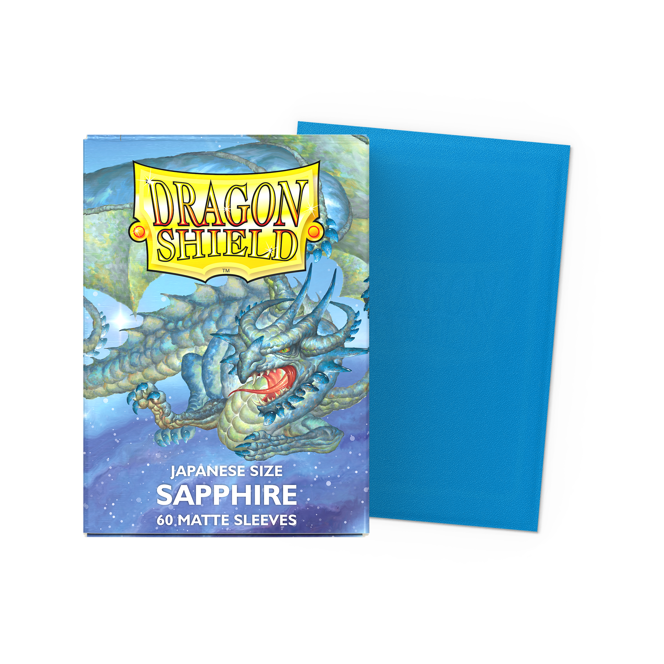 Acheter Protège-cartes : 63x88mm Matte Sapphire Dragon Shield