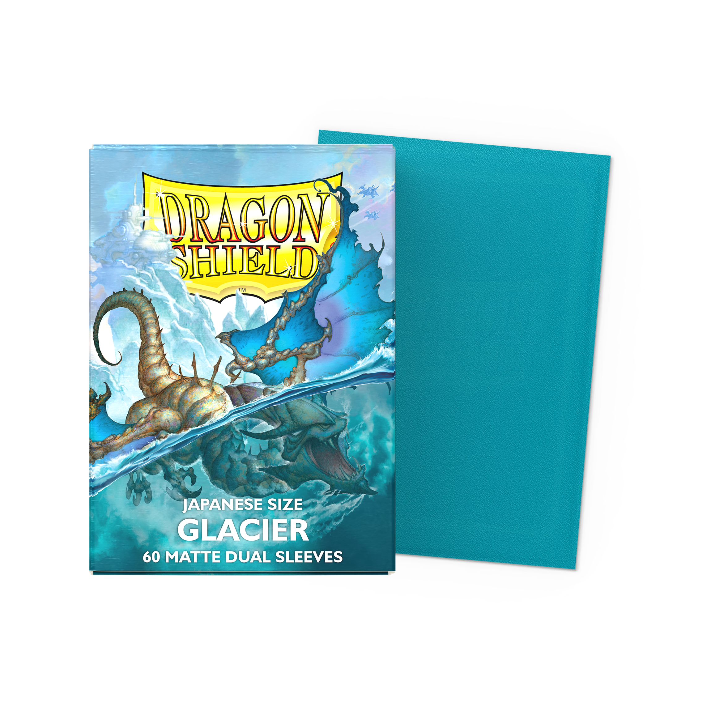 Dragon Shield Japanese-Size Dual Matte Sleeves: Glacier - Accessories and  Supplies » Card Sleeves - Darkhound Game Center